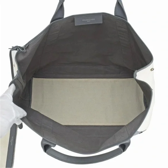 Balenciaga Paris White and Gray Women's Bag - Picture 6 of 10